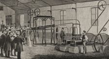 Liquefaction and solidification of hydrogen gas, December 1877 (1878). Creator: Ch. Baude