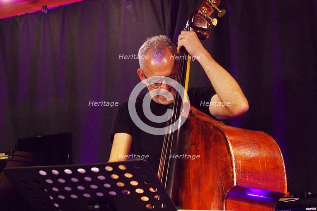 Liran Conan, Guido Spannocchi Quartet, Verdict Jazz Club, Brighton, East Sussex, Sept 2023. Creator: Brian O'Connor.