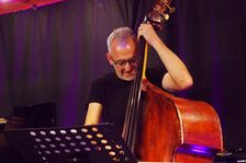 Liran Conan, Guido Spannocchi Quartet, Verdict Jazz Club, Brighton, East Sussex, Sept 2023. Creator: Brian O'Connor