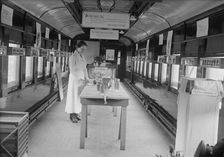 L.I.R.R. Food Train, 1918. Creator: Bain News Service