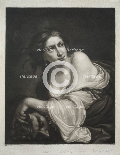 Lisabetta. Creator: James McArdell (British, 1728/29-1765).
