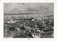 Lisbon Portugal, 1879. Artist: Laplante