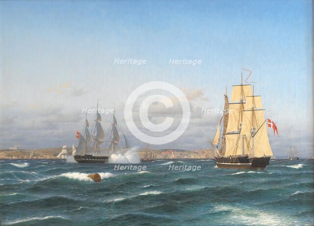 Lisbon Roads, 1827-1865. Creator: Carl Dahl.