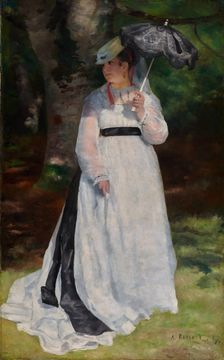Lise - La femme à l'ombrelle (Lise with the parasol) , 1867. Creator: Renoir, Pierre Auguste (1841-1919)