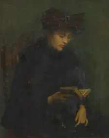 Liseuse, 1898. Creator: Georges Décôte
