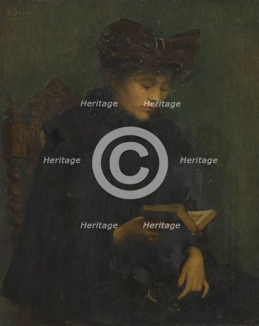 Liseuse, 1898. Creator: Georges Décôte.