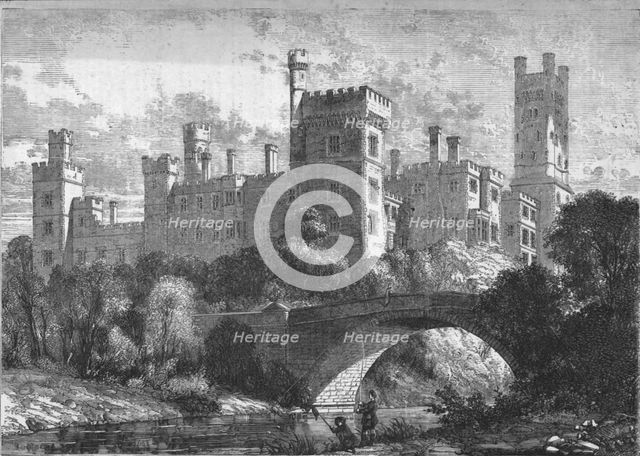 Lismore Castle, Ireland, c1850s. Artist: Orrin Smith.