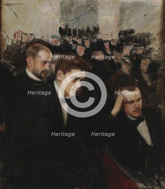 Listeners of Music, 1897. Creator: Magnus Enckell.