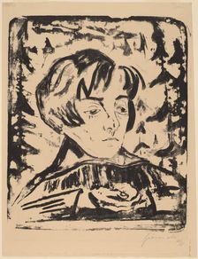 Listening, 1920-1921. Creator: Walter Gramatté