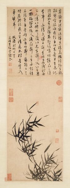Listening to the Bamboo, late 1400s-1500s. Creator: Wen Zhengming (Chinese, 1470-1559), imitator of