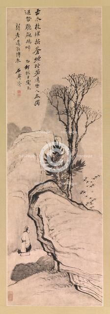 Listening to the Cry of a Partridge, 1675. Creator: Shitao.