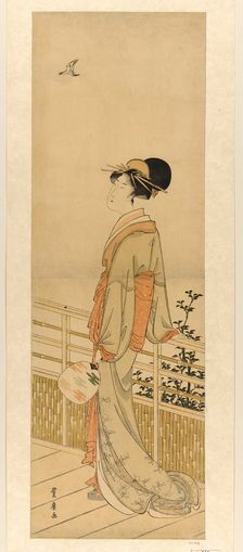 Listening to the cuckoo's cry, n.d. Creator: Utagawa Toyohiro