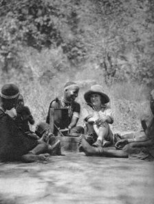 Listening to the gramophone, Bulawayo to Dett, Rhodesia, c1924-c1925 (1927). Artist: Thomas A Glover
