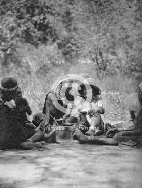 Listening to the gramophone, Bulawayo to Dett, Rhodesia, c1924-c1925 (1927). Artist: Thomas A Glover