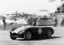 Lister, Scott Brown, Silverstone 1955. Creator: Unknown