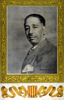 Lluís Companys i Jover (1882-1940), Catalan politician, President of the Generalitat of Catalonia…