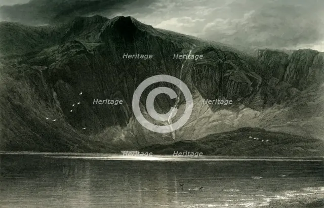 'Llyn Idwal', c1870.