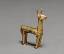 Llama Figurine, 1400-1532. Creator: Unknown