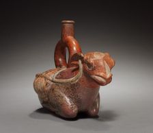 Llama Vessel, c. 200-550. Creator: Unknown