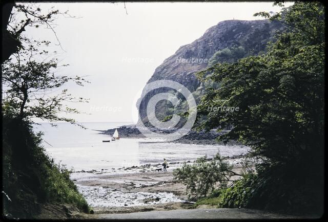 Llanbedrog Beach, Caernarvonshire, North Wales, 1964. Creator: Norman Barnard.