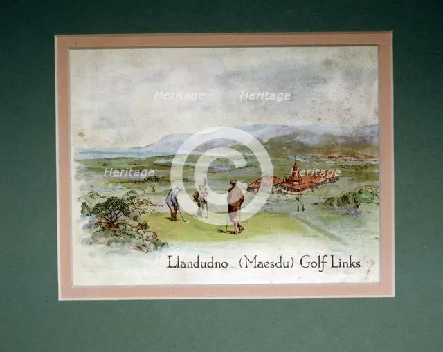 'Llandudno (Maesdu) Golf Links', Wales. Creator: Unknown.