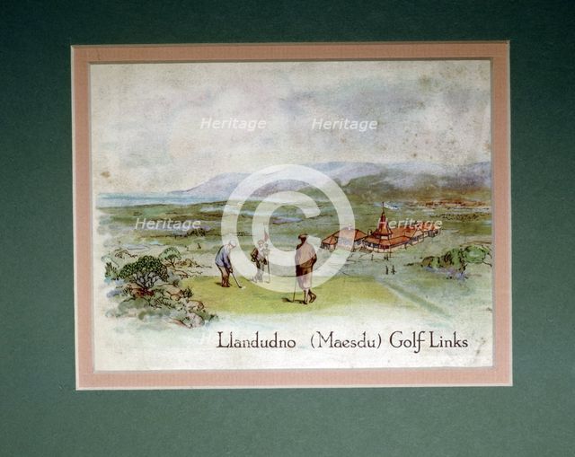 'Llandudno (Maesdu) Golf Links', Wales. Creator: Unknown.