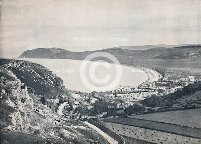 'Llandudno - Looking Down from the Mountain', 1895. Artist: Unknown.