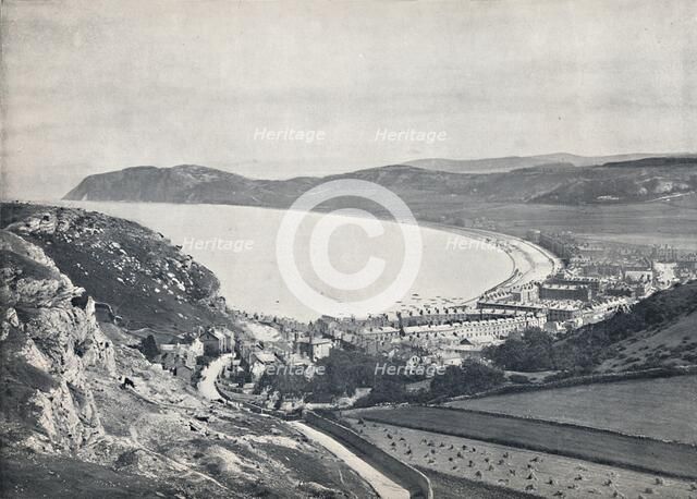 'Llandudno - Looking Down from the Mountain', 1895. Artist: Unknown.