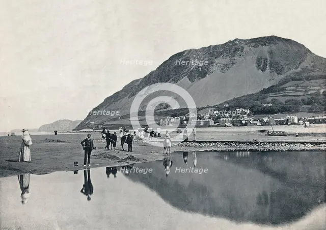 'Llanfairechan - The Village and Penmaenmawr Mountain', 1895. Artist: Unknown.