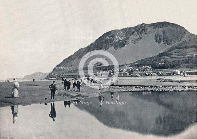 'Llanfairechan - The Village and Penmaenmawr Mountain', 1895. Artist: Unknown.