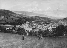 Llangollen and Crow Castle c1896. Artist: Lettsome & Sons