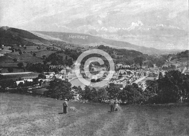 Llangollen and Crow Castle, c1900. Artist: Lettsome & Sons.