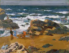 Llangranog, a fresh morning 1893-1934. Creator: Christopher Williams