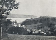 Llanstephan - The Village and the Castle-Crowned Hill 1895