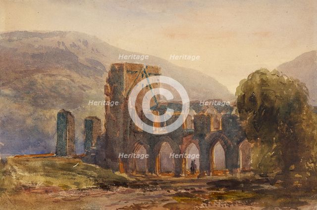 Llanthony Abbey, 1825-45. Creator: David Cox the Elder.