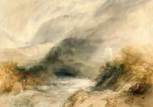 Llanthony Abbey, Monmouthshire, 1834. Creator: JMW Turner