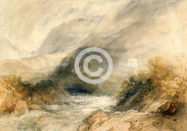 Llanthony Abbey, Monmouthshire, 1834. Creator: JMW Turner.
