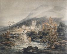 Llanthony Abbey, Monmouthshire, about 1792. Creator: JMW Turner