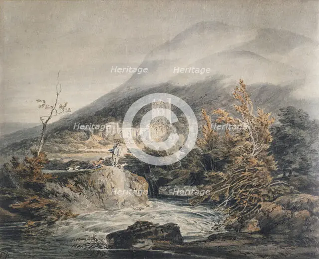 Llanthony Abbey, Monmouthshire, about 1792. Creator: JMW Turner.