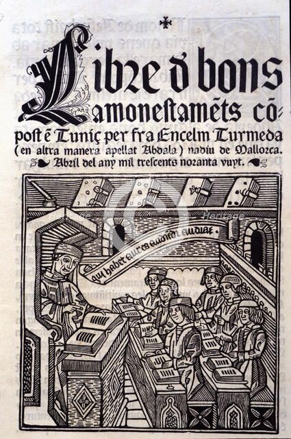 Llibre de bons Amonestaments (Book of good warnings), 1398.