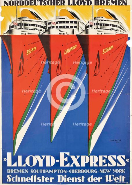 Lloyd Express, ca 1932.