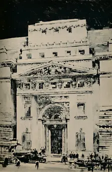 Lloyd's New Building: Entrance in Leadenhall Street 1928