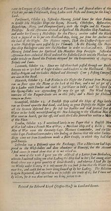 Lloyd's News. London, October 15, 1696 - Numb. 20 1928