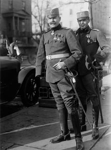Lt. Col. Michailo Menadovitch, Serbian Army, Serbian Mission To U.S., 1918. Creator: Harris & Ewing