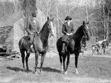 Lt. Col. Henry Tureman Allen, U.S.Army General Staff with Miss Janet Allen, 1913. Creator: Harris & Ewing