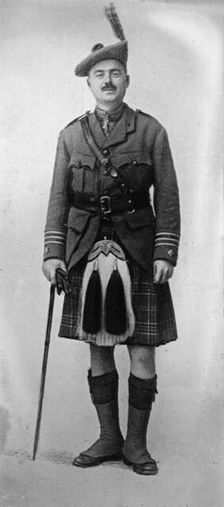 Lt. Col. Percy A. Guthrie, 236 Battalion, Canada, The Maclean Kilties of America 1917. Creator: Harris & Ewing