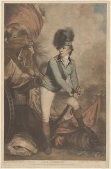 Lt. Colonel Tarleton, published 1782. Creator: John Raphael Smith