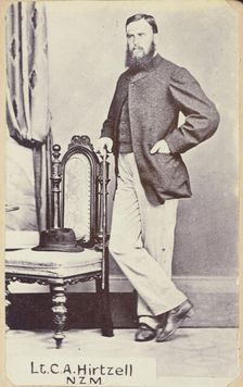 Lt. C.A. Hirtzell N.Z.M, c.1860. Creator: Unknown