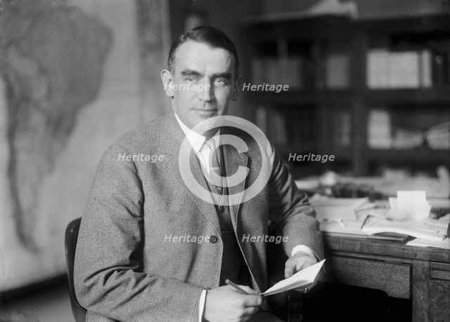 Lt. Charles Belknap, U.S.A. Censor After Break with Germany, 1917. Creator: Harris & Ewing.