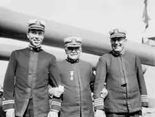 Lt. Anderson, Adm. Osterhaus, Capt. Rodman, between c1910 and c1915. Creator: Bain News Service